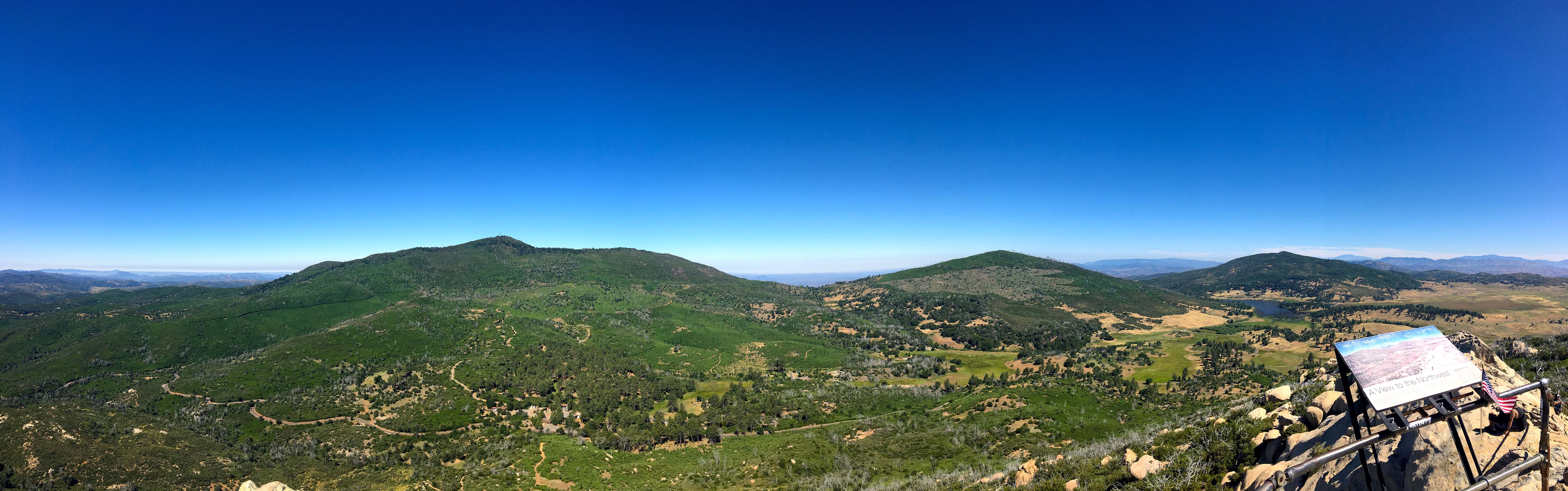 Cuyamaca, Middle and North Peaks